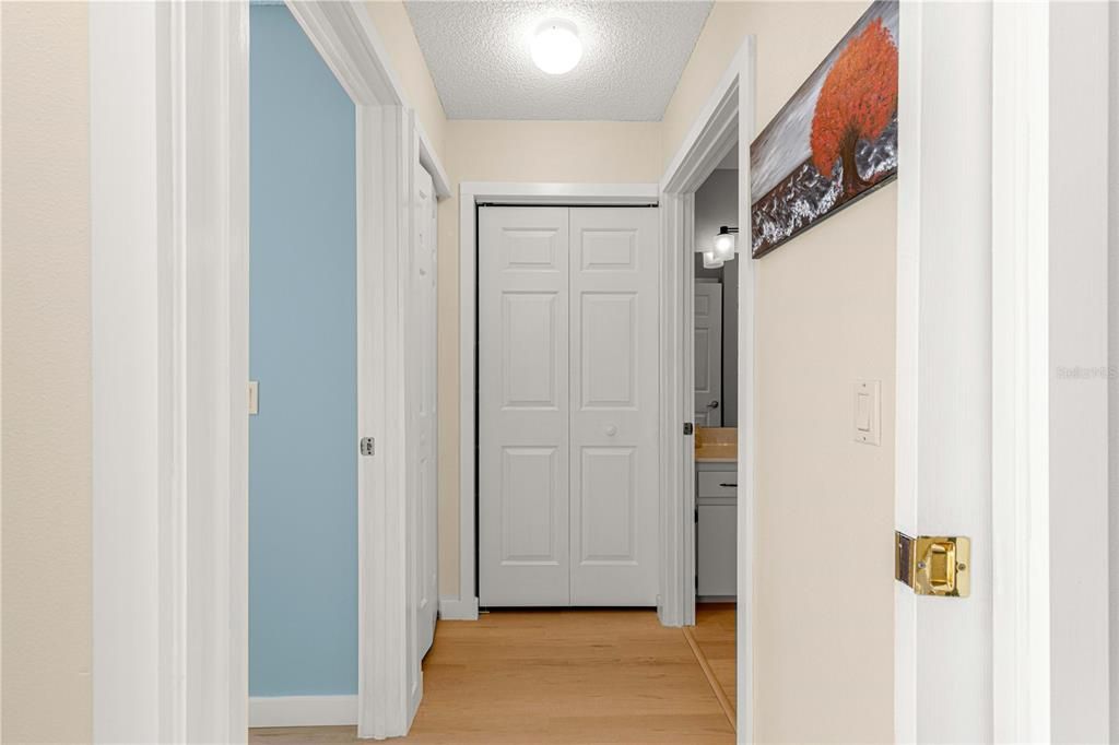 POCKET DOOR LEADING TO GUEST BR SUITE