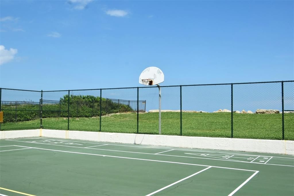 Tennis  w/ basketball net