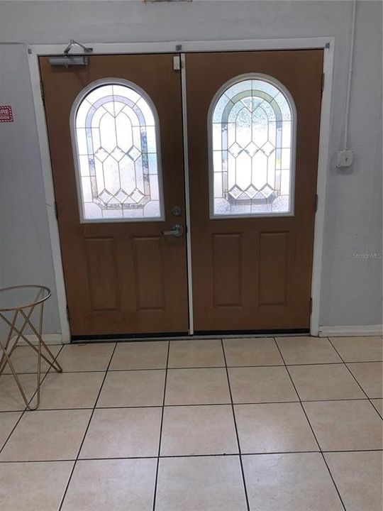 Main Double Door Entrance