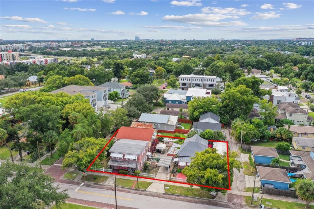 2 Single Family Homes + Building with 6 Apartments