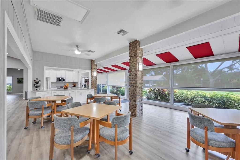 Clubhouse with Kitchen and Dining Area