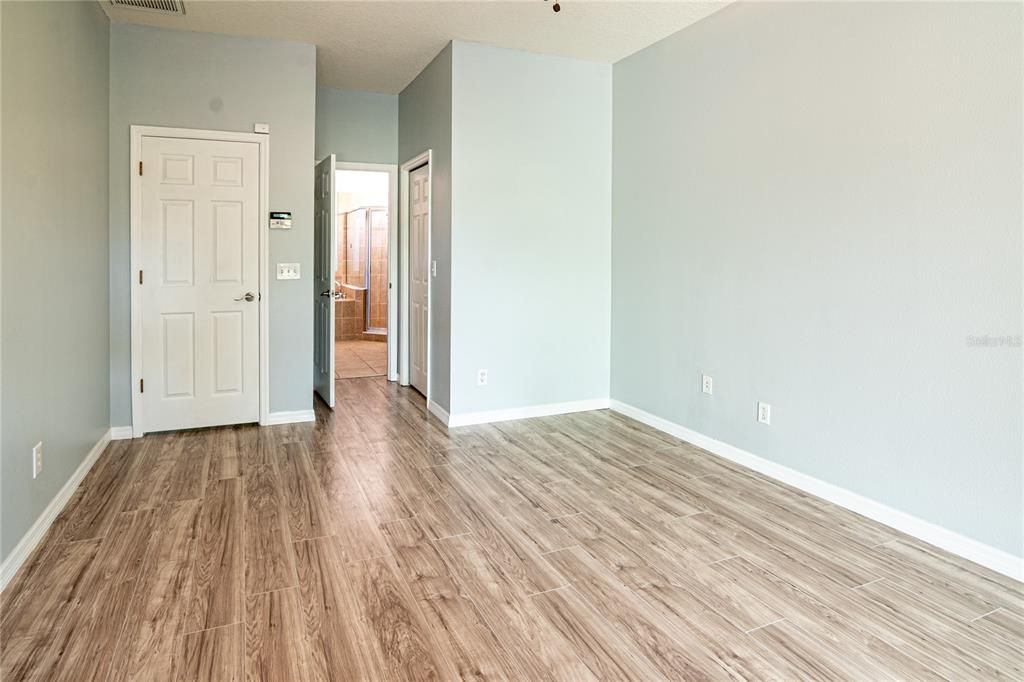 Primary Bedroom with dual closets