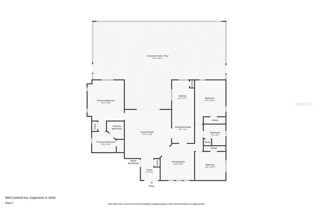 На продажу: $379,000 (3 спален, 2 ванн, 1777 Квадратных фут)