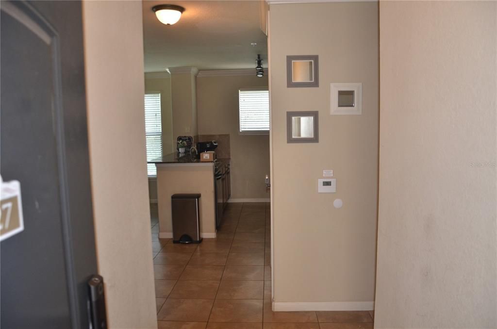 Hallway upon entering home