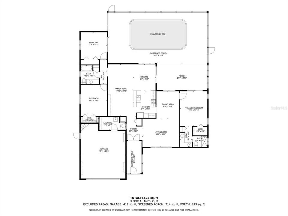 На продажу: $360,000 (3 спален, 2 ванн, 1776 Квадратных фут)