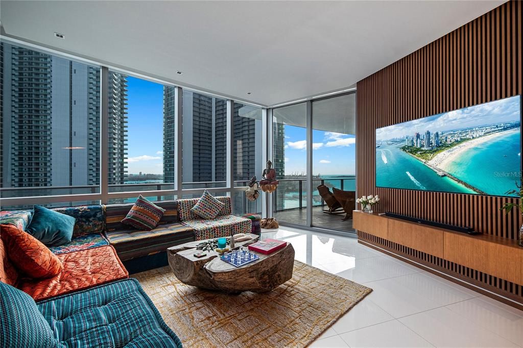 Living/Entertainment Room with a view