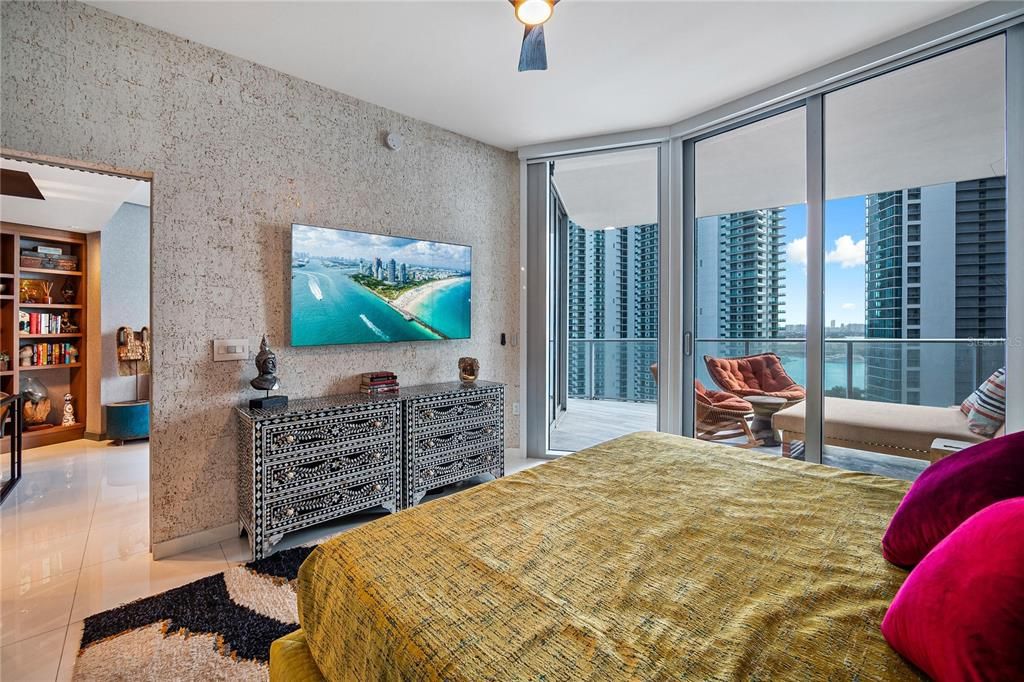 Master Bedroom with a view