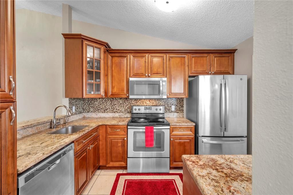 Kitchen with Stainless Appliances