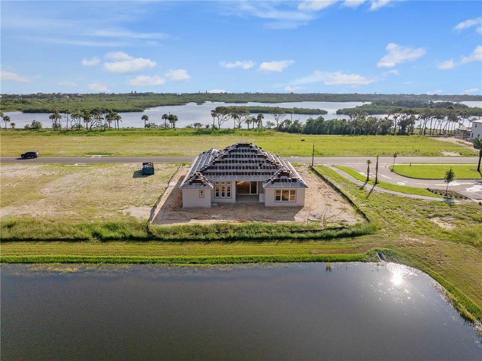 Aerial View of Property & Lake