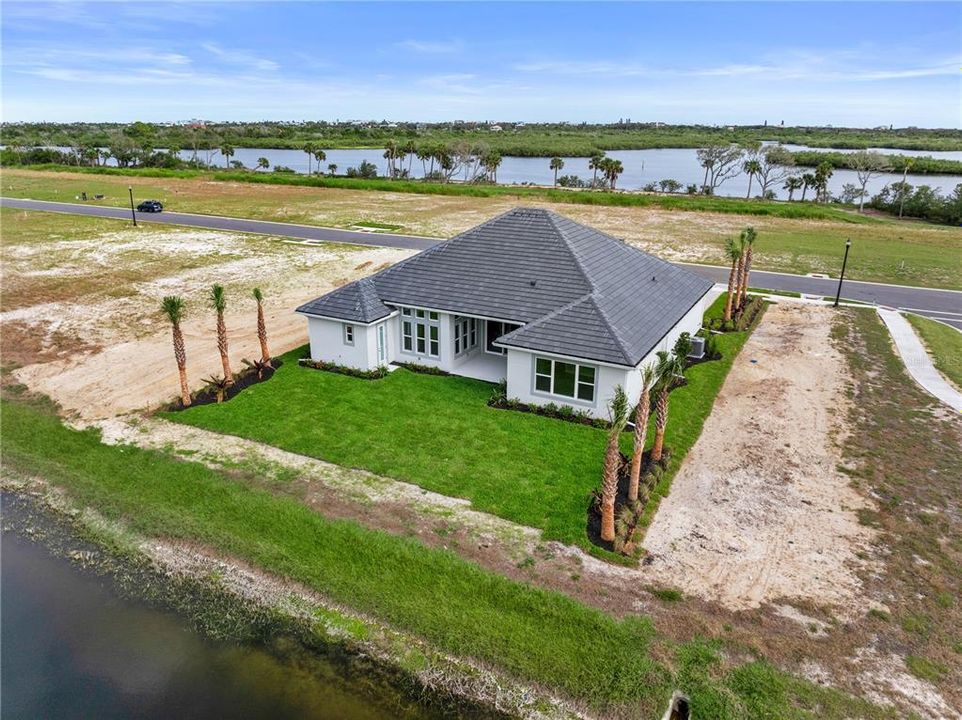 Aerial View of Backyard