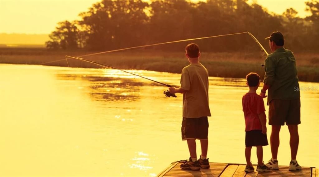 Fishing from the Pier