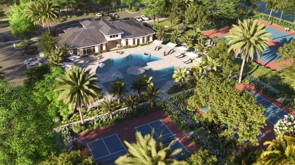 Veranda Clubhouse, Pool, and Tennis & Pickleball Courts to come!