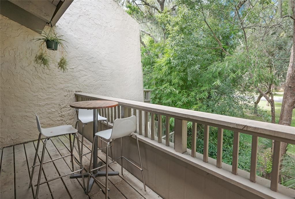 Balcony from living area