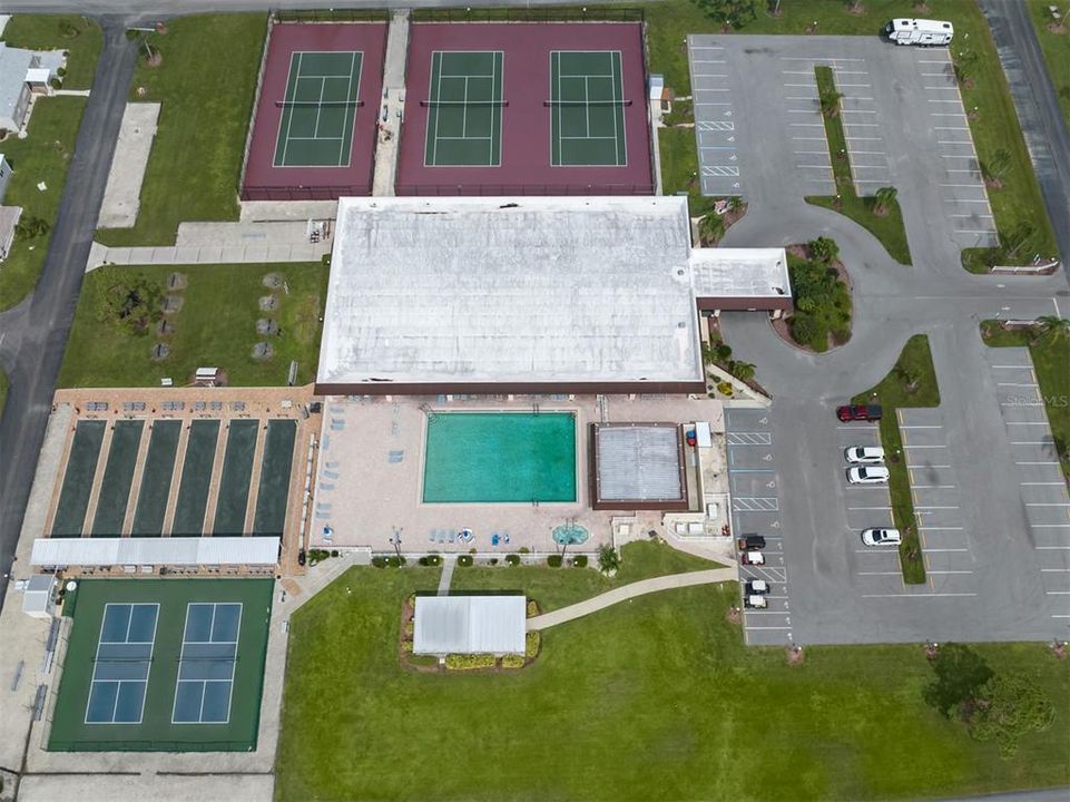 Bulter Park offers tennis, pickle ball, bocce ball and much more!