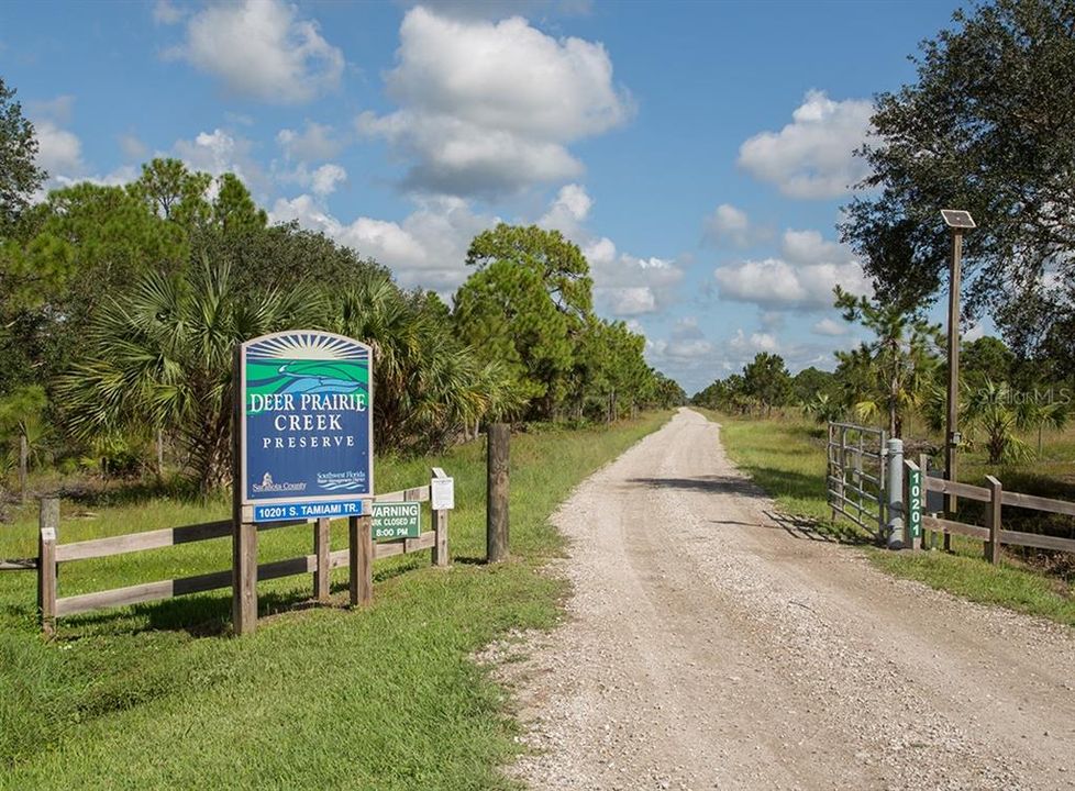 Deep Prairie Creek Preserve is a great place to spend  the day with the family