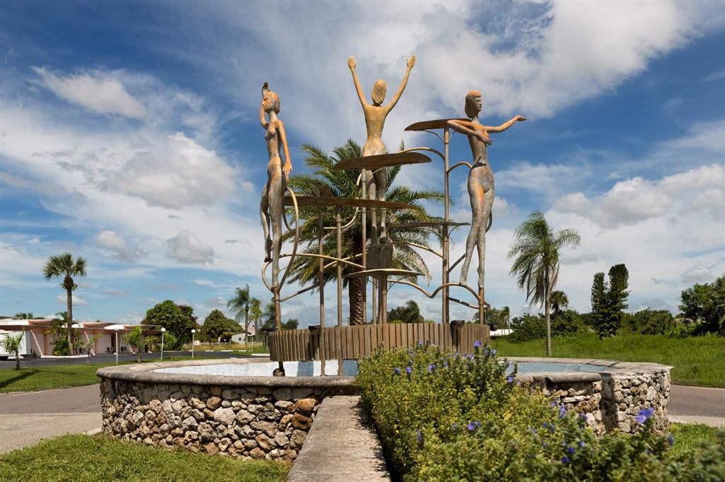 The entrance to Warm Mineral Springs