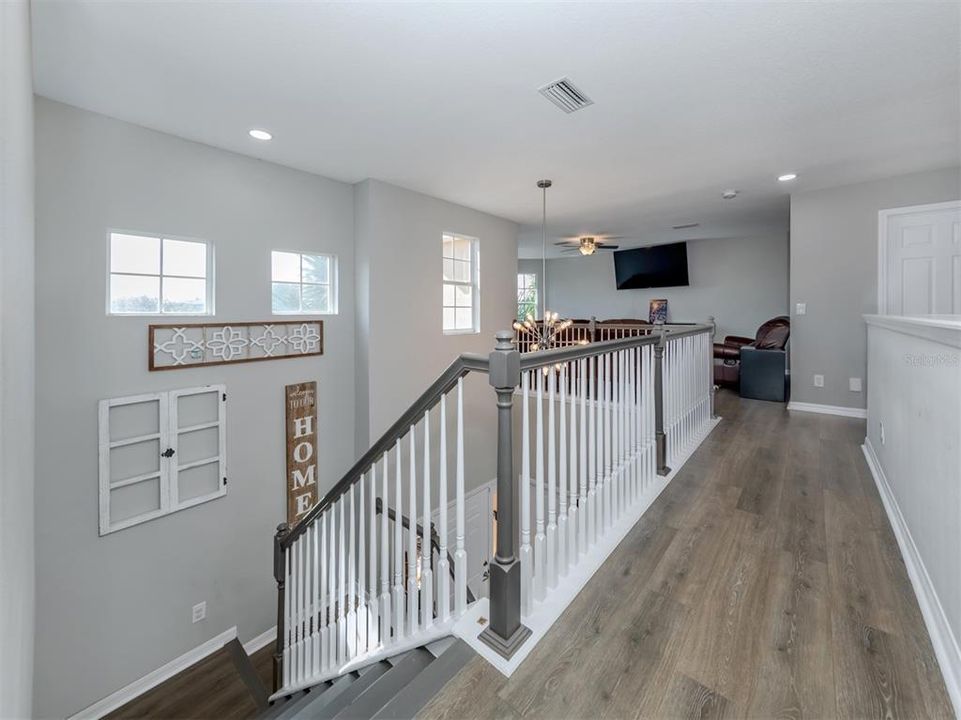 This home features so many transom windows for lots of extra light