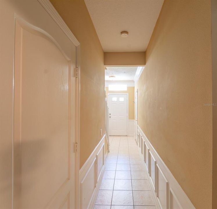 View of Front Entrance Front Bedroom and Half Bath Door