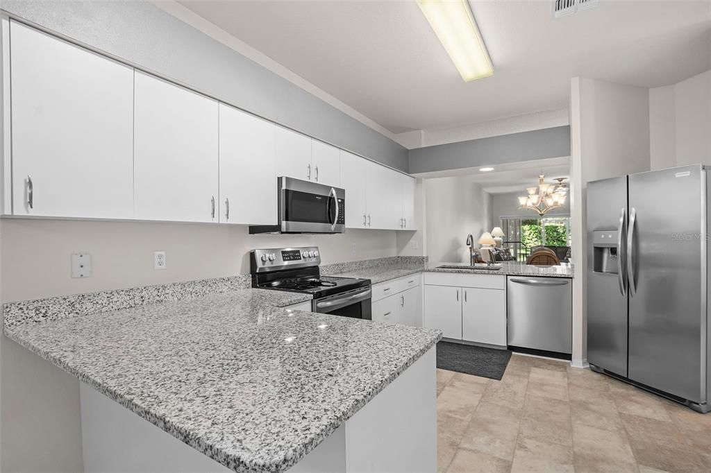 Kitchen View from dining area