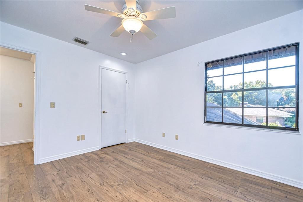 Spacious closet!