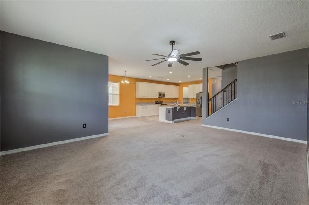 Family Room & Kitchen