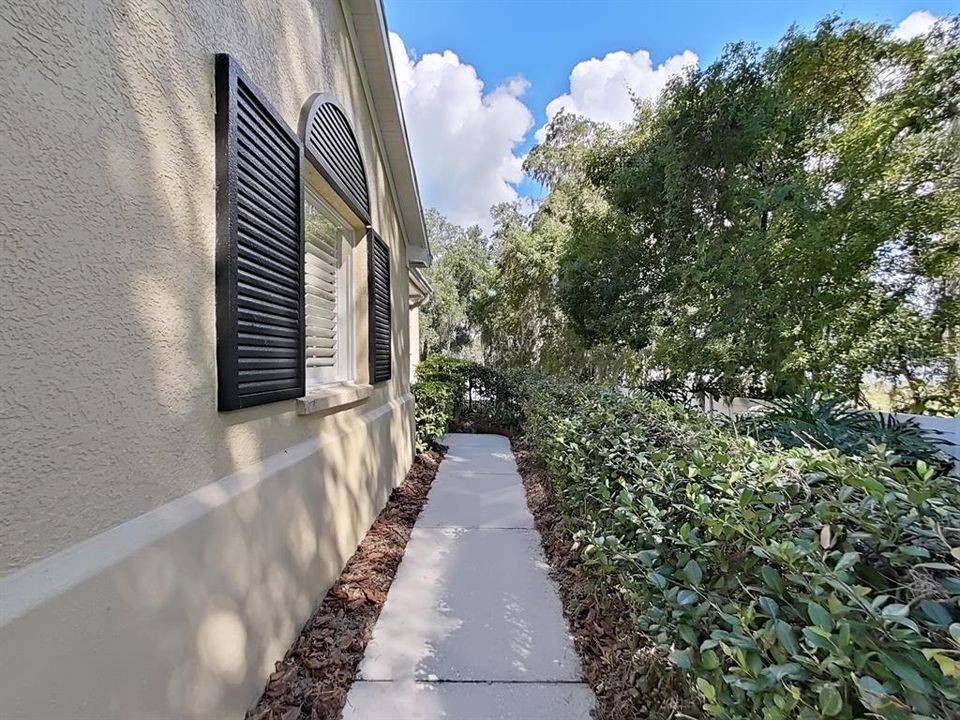 Walkway to front door