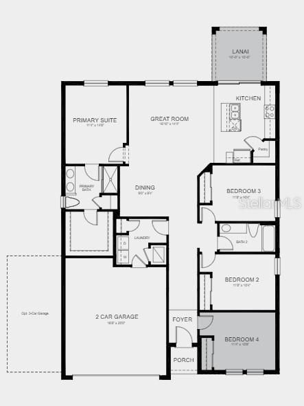 Structural options addedinclude: Covered lanai and 4th bed