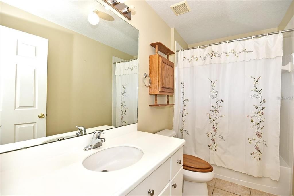 Bathroom 2 before renovation.