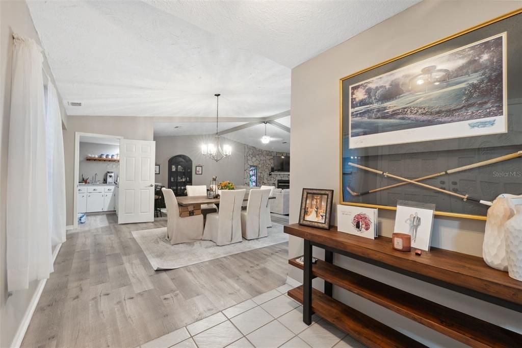 Foyer into Formal Dining Room