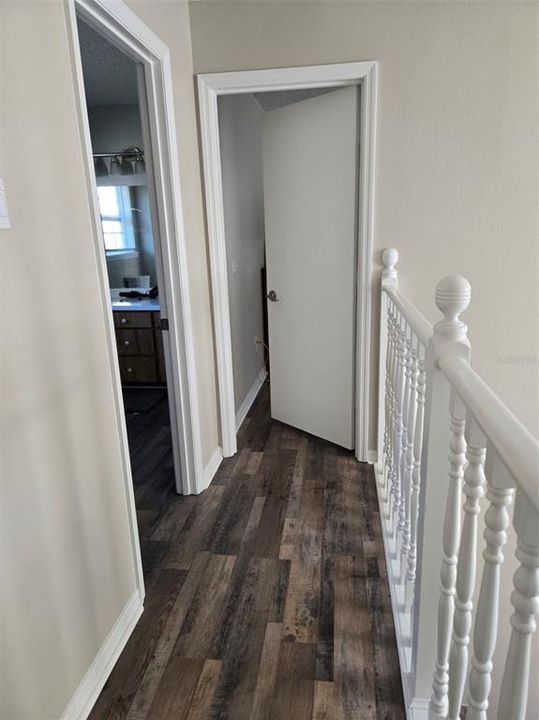 Hallway to Bedroom 4 and Upstairs Bathroom