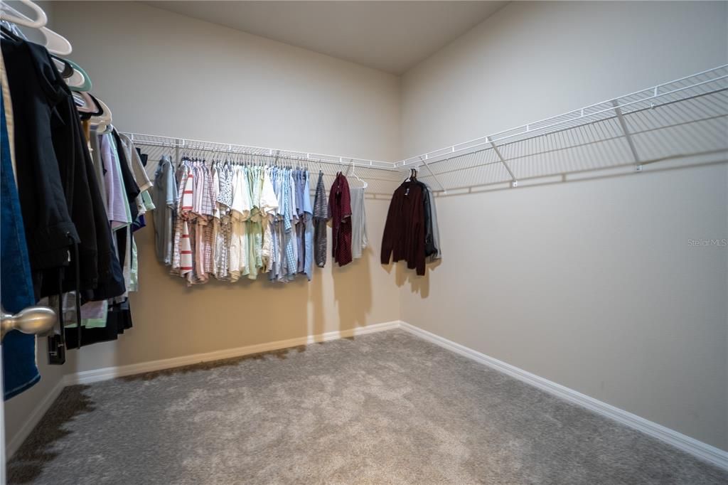 Primary Walk in Closet