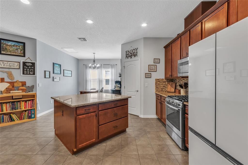 Large kitchen island