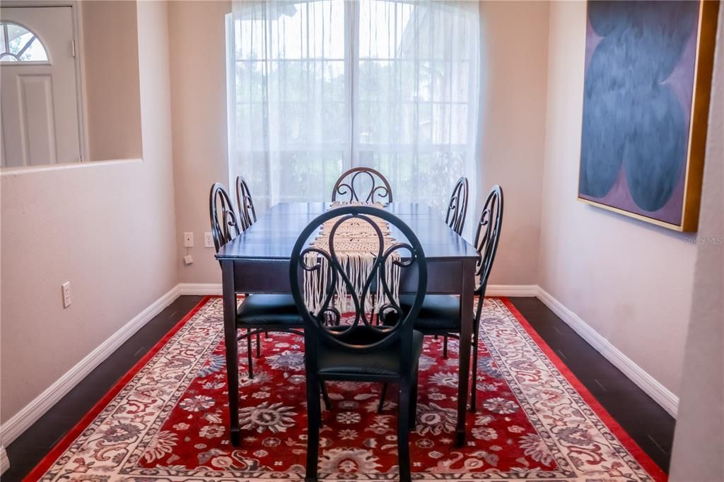 Formal dining room for guest entertatinment