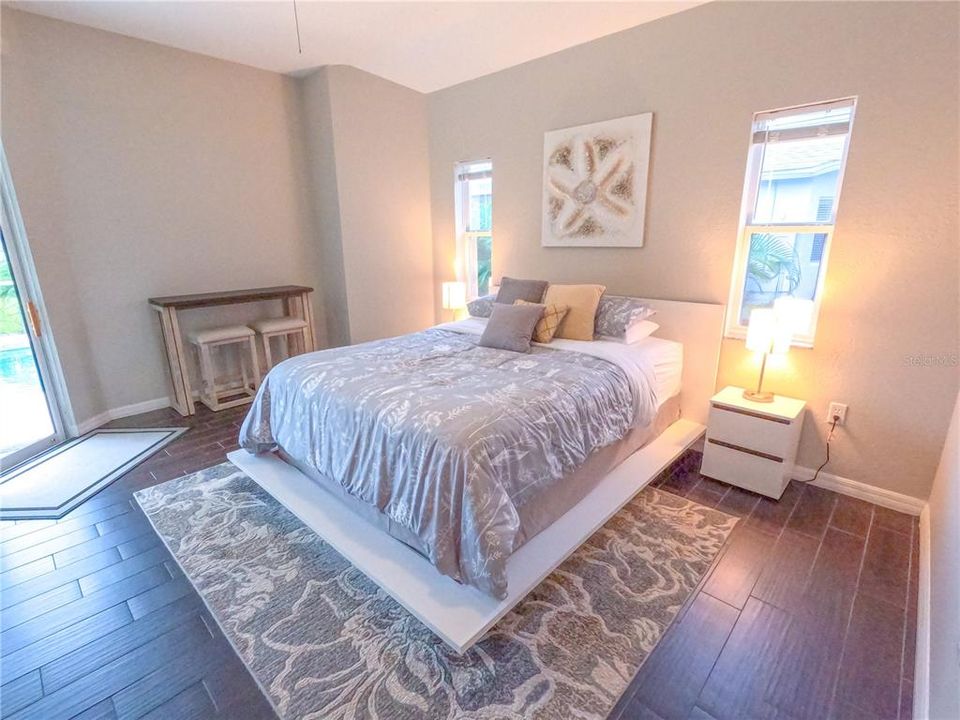 Spacious master bedroom