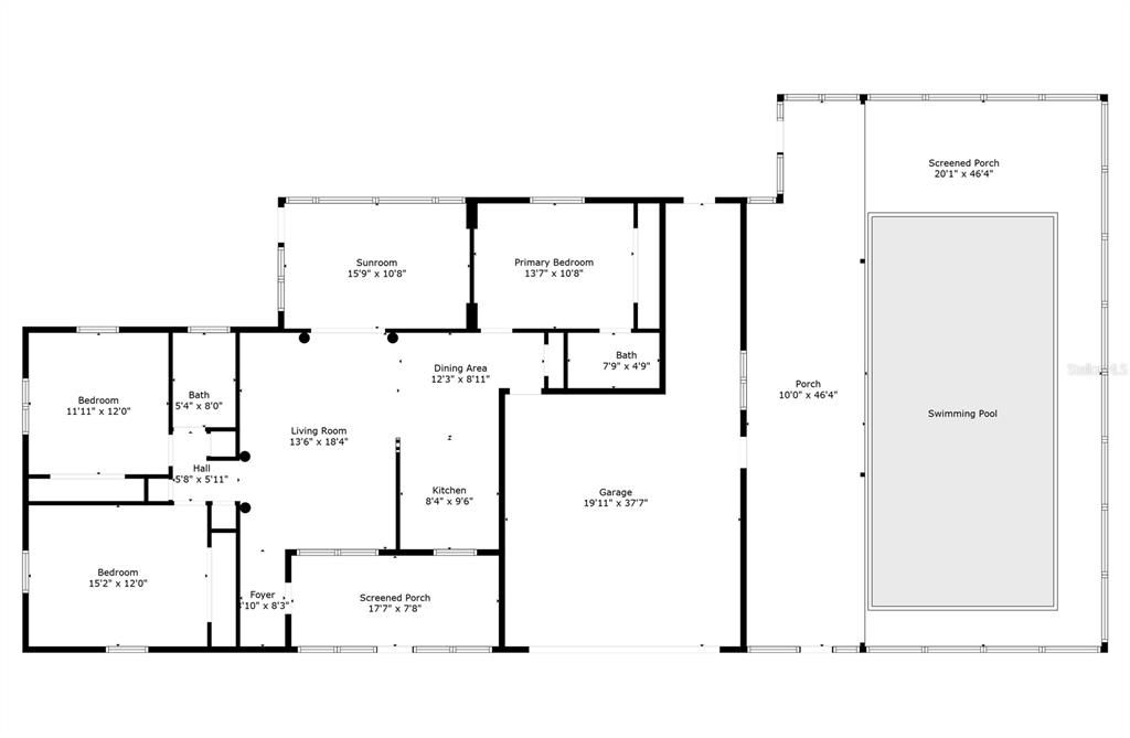 Active With Contract: $269,000 (3 beds, 2 baths, 1375 Square Feet)