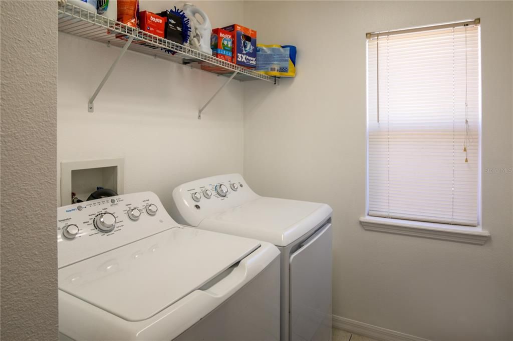 Laundry room, washer & dryer incluced.