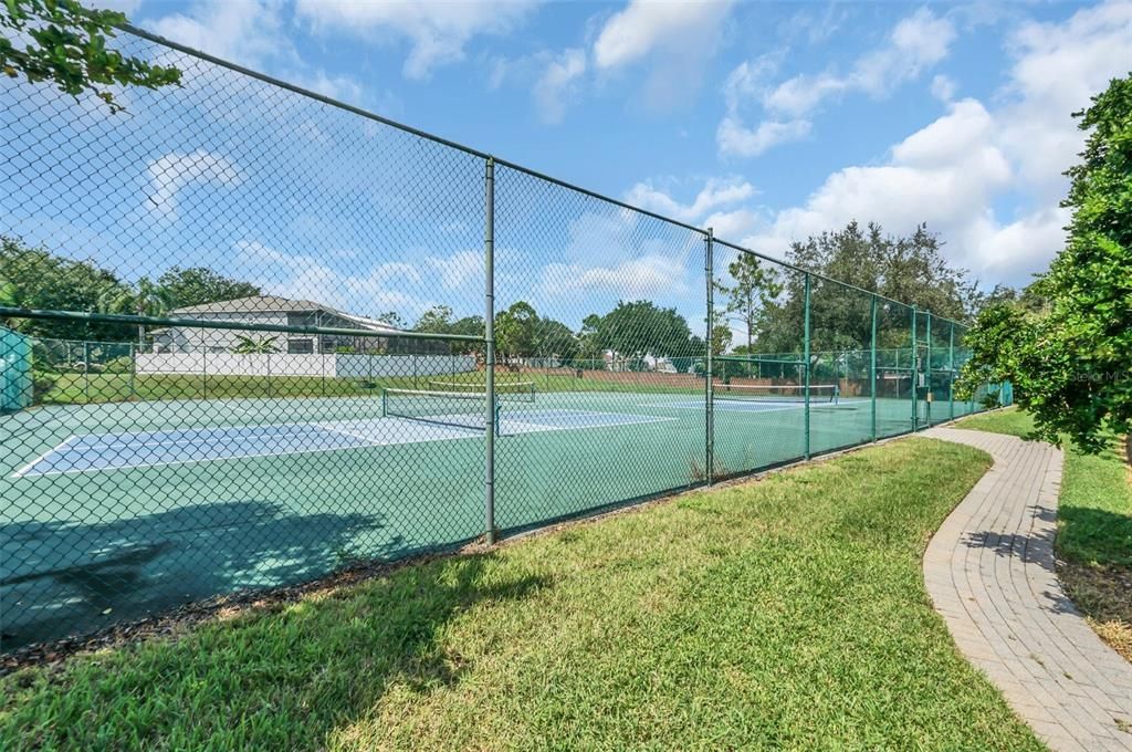 community tennis court