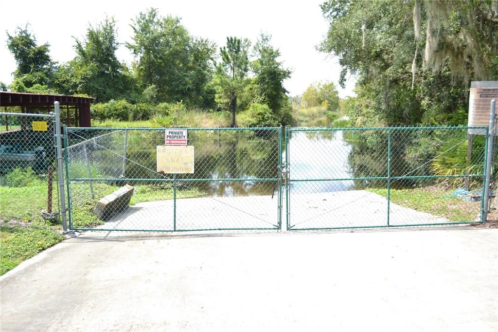 Private Boat Ramp