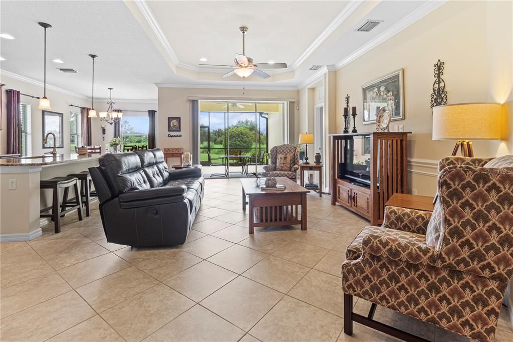 COFFERED CEILINGS WITH CROWN MOULDINGS