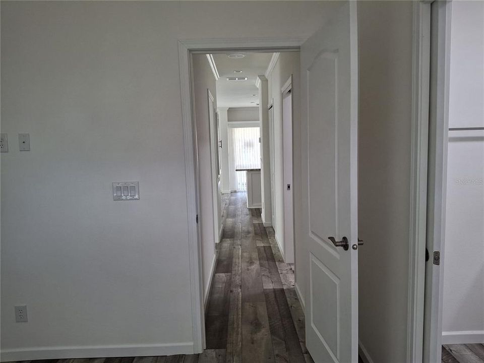 Hallway to bedrooms