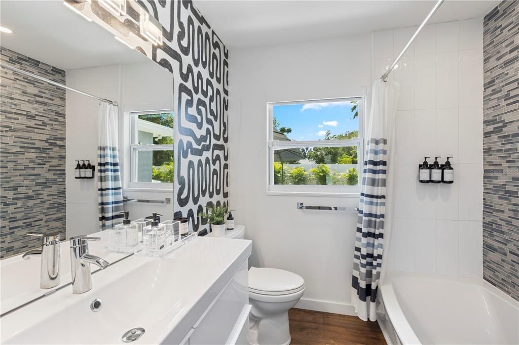 shared guest bathroom