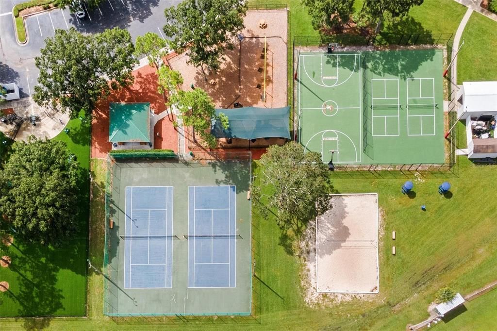 tennis and pickleball court