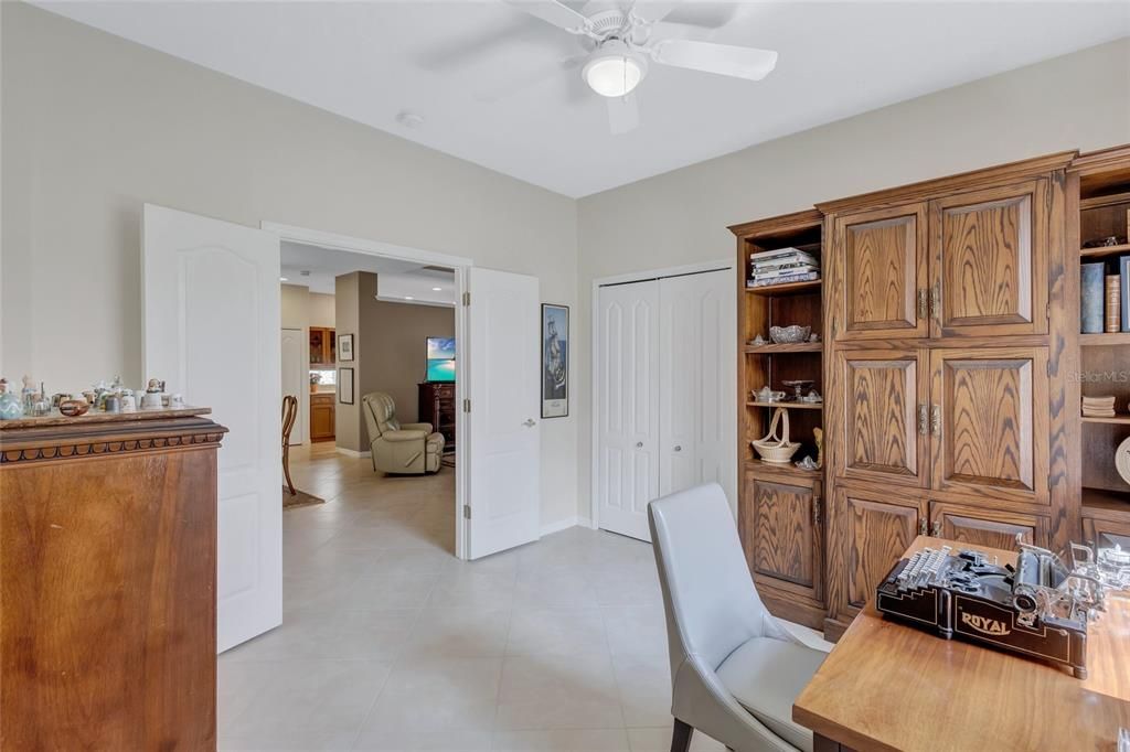 Built-in Closet & French Doors