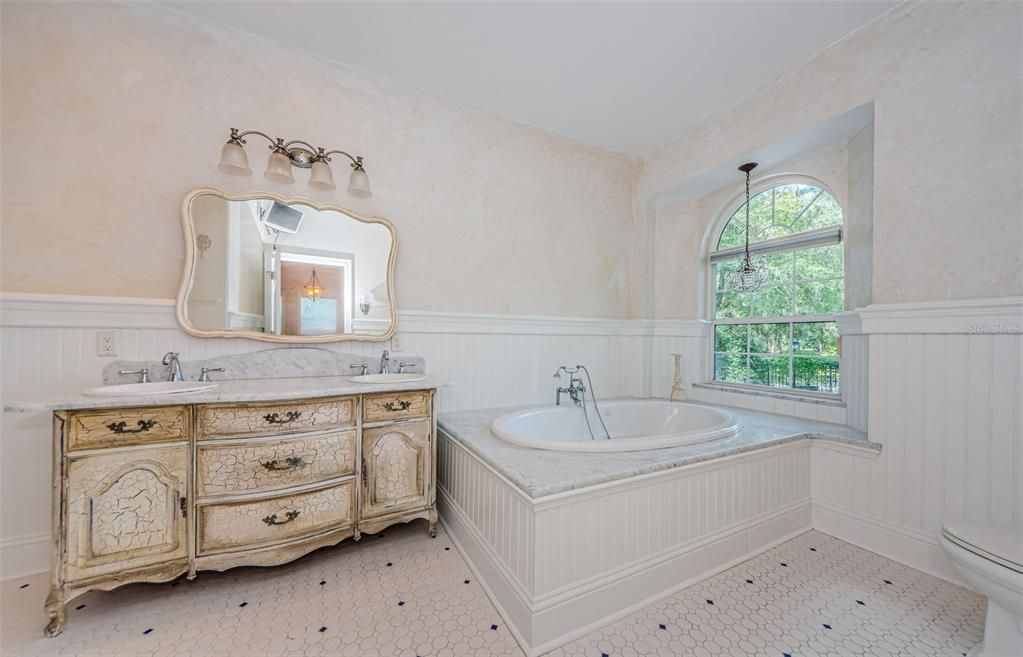 First Floor Master Suite Bathroom. Jetted Tub!