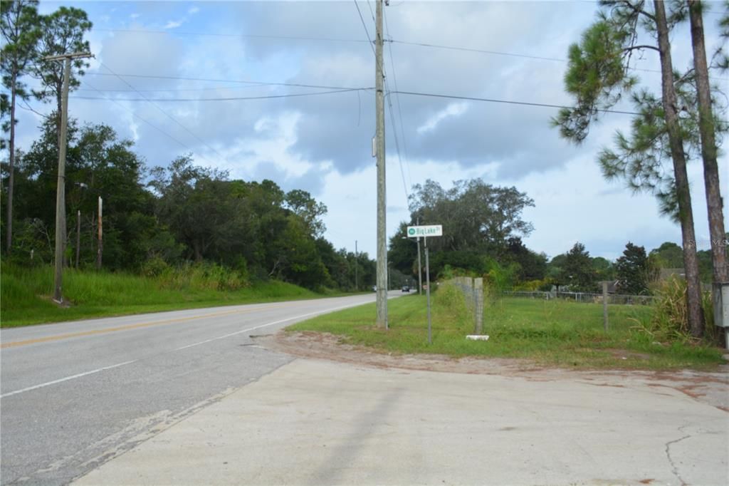 Corner of Doyle Road and Big Lake Drive in Volusia County