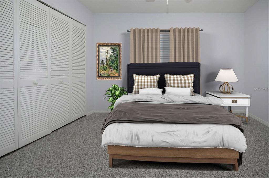 Staged Guest Bedroom