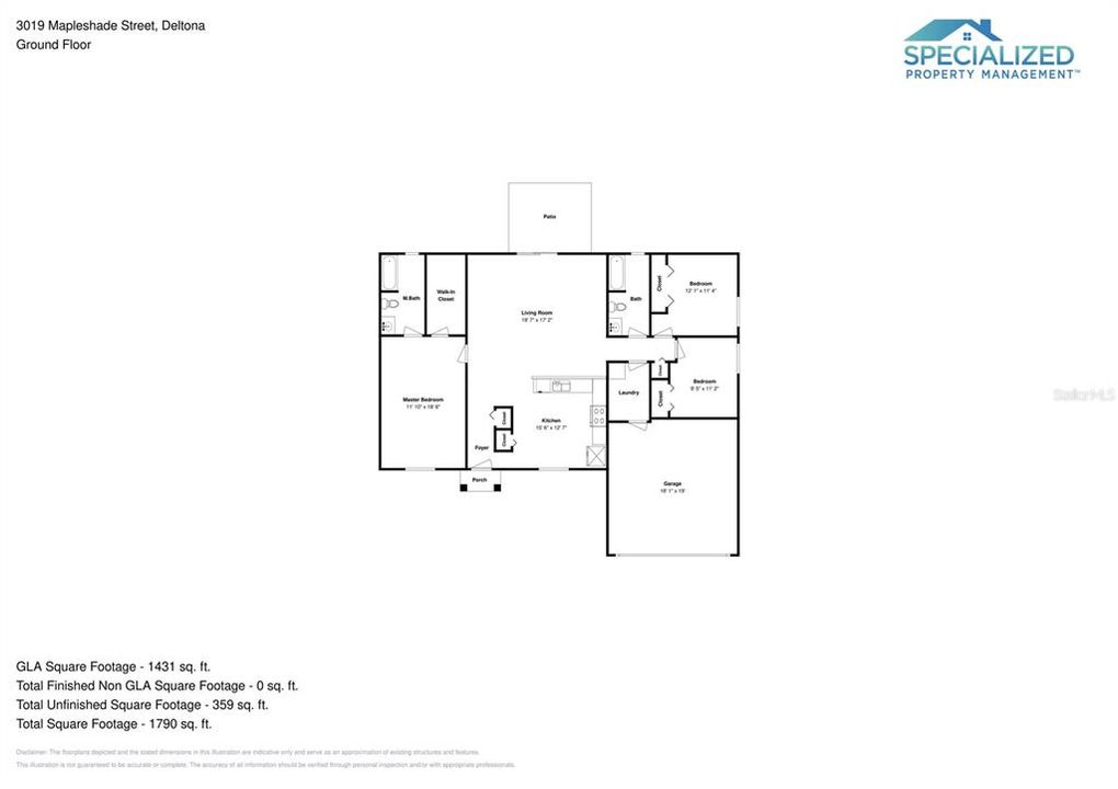 En Venta: $300,000 (3 camas, 2 baños, 1510 Pies cuadrados)