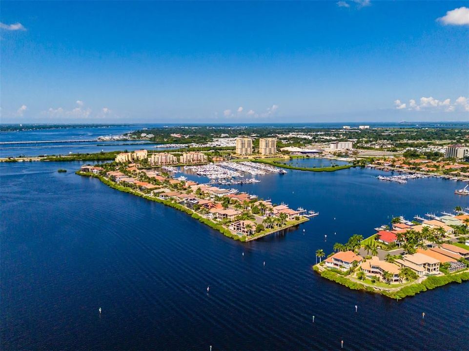 Entrance to Marina by water