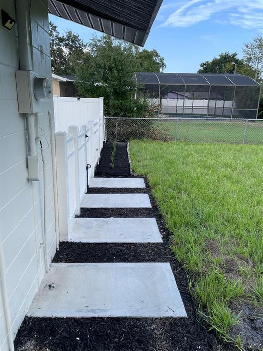 Backyard Walkway