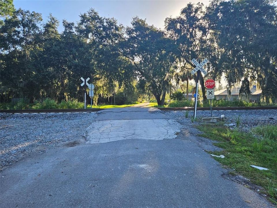 Looking down Candis Rd just off 39